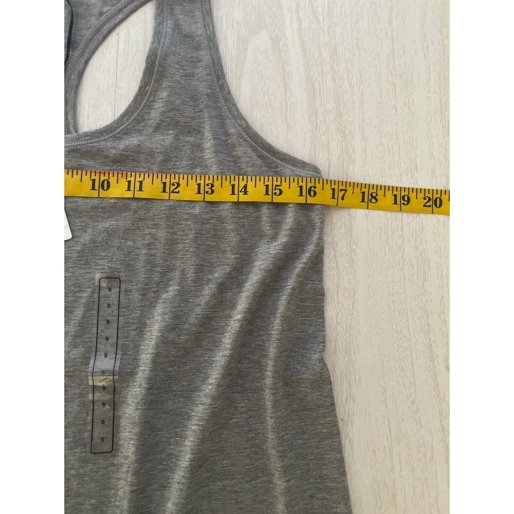 CALIA Womens Thrive Scoop Tank Mid Grey Heather Racerback Wicking Atleisure SZ S - Picture 8 of 9